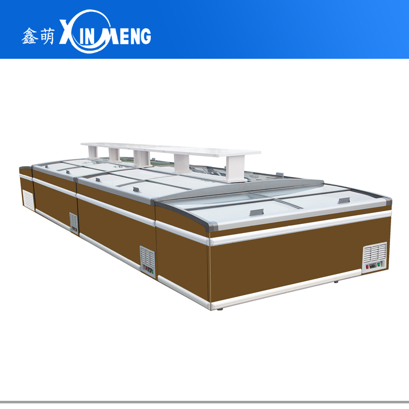 鑫萌冷链,商用立式风幕柜
